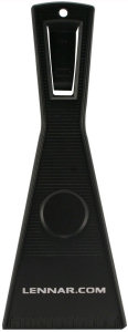 Promotional Ice Scrapers: 9.75 Bowtie Ice Scraper with Visor Clip